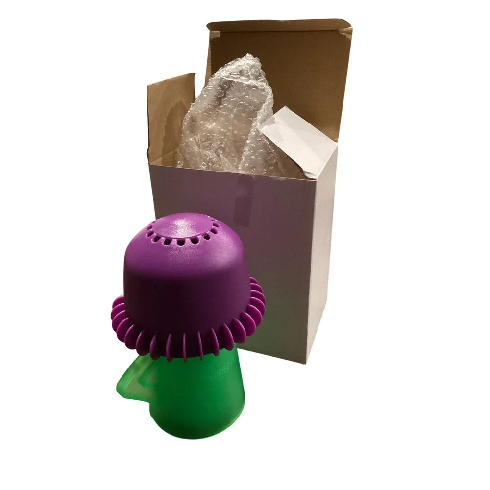 Angry Mama Microwave Cleaner Steam Cleaner Purple Green Kitchen Gadget New Box